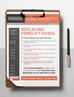 Forklift Hydraulic Hose Checklist